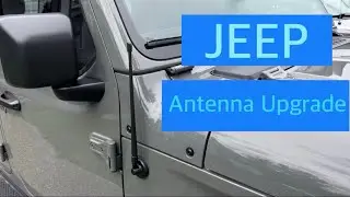 Jeep Wrangler/4xE Antenna Upgrade