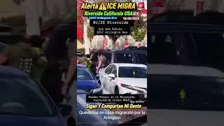 ICE MIGRA Border Patrol🚨Confirmado en Riverside California Yum Yum Donuts 🍩 3247 Arlington 1/26/2026