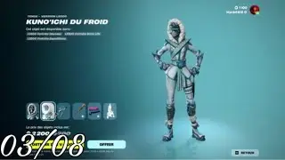 Retour Du Skin Kuni&rsquo;Ichi Du Froid !! Boutique Fortnite du 3 Ao&ucirc;t 2025 !