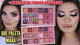 RESENHA PALETA DE SOMBRAS SECRET GLOW RUBY ROSE | LAN&Ccedil;AMENTO MAKE BARATINHA