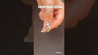 Simple Nailart design at home for beginners #shorts #nailart#nails #nailswithmeee #nailinspo