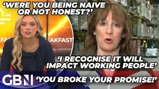 &lsquo;I HAD TO increase taxes!&rsquo; insists Rachel Reeves during GRILLING over BREAKING of key Budget pledge
