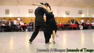 GUILLERMINA QUIROGA Y HUGO DANIEL EN LA BALDOSA 
