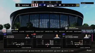 Under pressure pass 94 yard TD catch by Engram