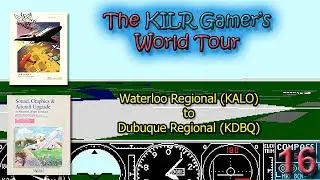 (DOS) Flight Simulator 4: Waterloo Regional (KALO) to Dubuque Regional (KDBQ) || World Tour