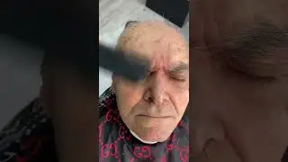 Long eyebrows 😳✅💈 #haircut #barber #barbershop #hairstyle #asmr #beard #eyebrows #eyebrowtutorial