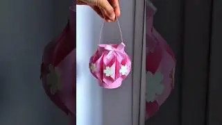 DIY Cute Flower Basket 🌸✨ Made from Bottles! #Shorts #RecyclingCrafts #DIYWithKids #EcoFriendly
