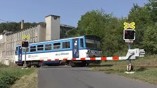 Železniční přejezd Úpořiny #1 14.8. 2025 Czech railroad crossing