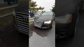 2012 Audi A8L - 4.2i V8 on a rainy day