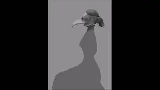 [Digital Art] Plague Lady - Part 1