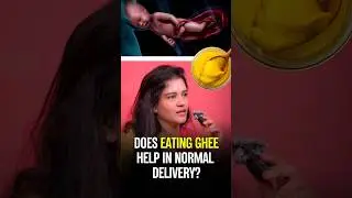 Eating ghee during pregnancy: Does it help in NORMAL DELIVERY? #shorts #normaldelivery #ghee