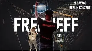 21 SAVAGE LIVE IN BERLIN 🤯😍 Ganz vorne bei der ersten Europa Tour von 21🎵 VLOG