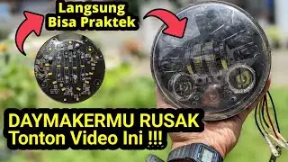 servis lampu LED daymaker lengkap full