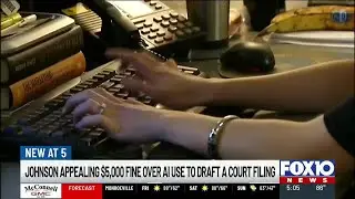 Baldwin County lawyer reprimanded by federal judge for improper use of AI is appealing