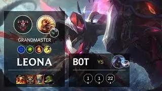 Leona Bot vs Aphelios - EUW Grandmaster Patch 10.6
