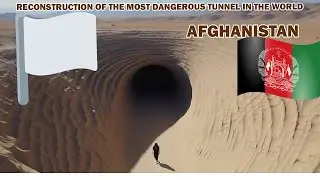 The reconstruction of the world's most dangerous tunnel in Afghanistan :O