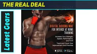 SQUATZ Portable Boxing Mat: Amazing Digital Punch Tracker!