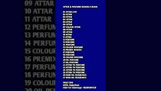 Perfume Making Formulation E-Book Available Here | attar Making #perfumemaking #perfume