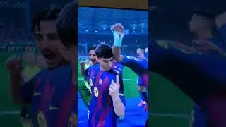winning Champions League final 3-0 vs FC bayern
