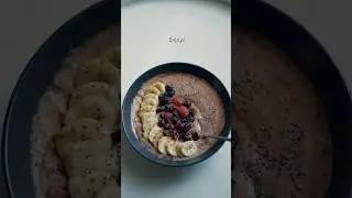 High Protein Chocolate Yogurt Bowl 👨&zwj;🍳 #wheyprotein #proteinrecipes