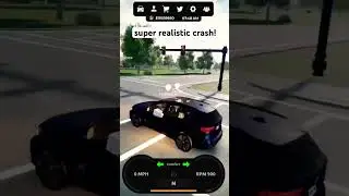 2020 BMW X5M Gets rear ended at traffic lights! 💔😱 #bmw #x5 #crash #ridgewood #roblox