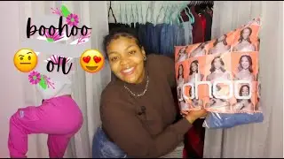 BOOHOO try-on haul || cheap plus size jeans ??