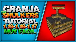 Granja de Shulkers MUY FACIL (SIN CARPET MOD) - Tutorial Minecraft 1.20.1 - 1.19 - 1.18.2 - 1.17