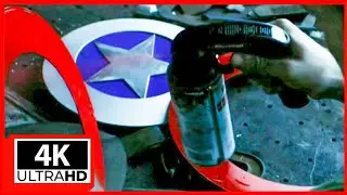 John Walker Makes New Shield | Post Credit Scene || Falcon and The Winter Soldier CLIP HD