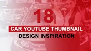 Car Youtube Thumbnail Design Inspiration