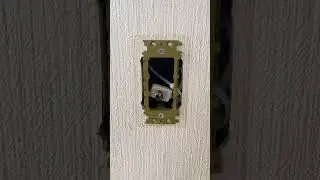 DIY - easy fix, hide TV cables and replace cover - house renovation in Japan