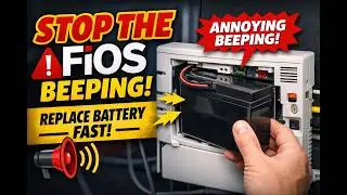 Verizon FiOS Backup Battery Replacement in Minutes! Quick, Cheap, & Easy