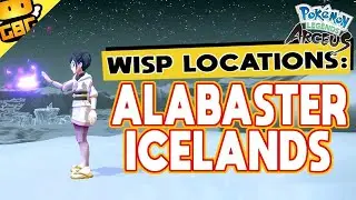 Pokémon Legends: Arceus — все локации Wisp: Alabaster Icelands