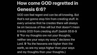 Genesis 6:6 explained