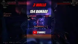 Kazuya 3 WALLS Unblockable 154 Damage #shortvideo#gaming #tekken7#tekken8 #viralvideo#shorts