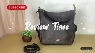 Review Time!! Coach Signature Pennie Hobo Brown Black
