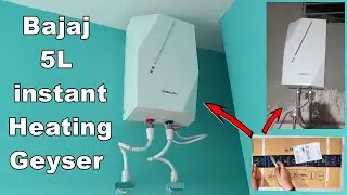 Bajaj Skive 5 Litre Instant Water Heater for home| High Grade SS Tank| Multiple Safety System