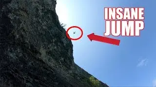 INSANE FLIP OFF 120ft CLIFF  *Nearly Drowns*