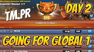 CWL TH 17: атаки от профессионалов TM.PR в Clash of Clans | Повторы и стратегия атак | ДЕНЬ 2
