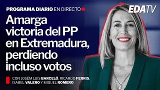 Amarga victoria del PP en Extremadura, perdiendo incluso votos