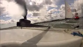 Laser Dinghy Go Pro Capsize