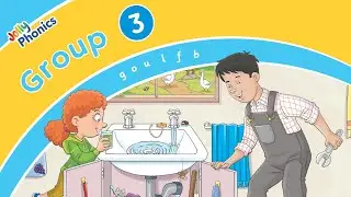 Jolly Phonics Songs Group 3 - Learn Letter Sounds g, o, u, l, f, b for Kids - British English