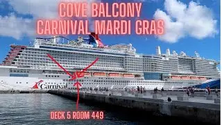 Cove Balcony Room 5 449 On Carnival Mardi Gras. @OceanFlorida09 