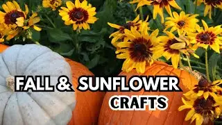DIY Fall & Sunflower Crafts for Home Decor