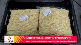 Cartoffolio, cartofi proaspeți ideali pentru restaurante, fast-food sau mese mari în familie