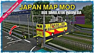 Japan map mod for bus simulator indonesia v3.7.1 || New map mod review