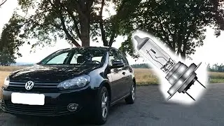 Abblendlicht Birne H7 SELBST WECHSELN, VW Golf 6