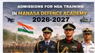 ADMISSONS FOR  NDA Training 2026-2027 #trending #army #viral #manasadefenceacademy