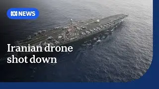 US jet downs Iranian drone but Washington insists on talks | ABC NEWS