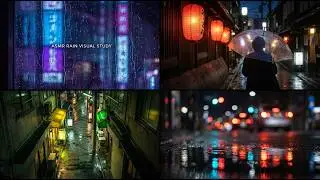 Rainy Japan Nights 🌧️ Lofi Hip Hop for Deep Focus, Relax & Calm Energy