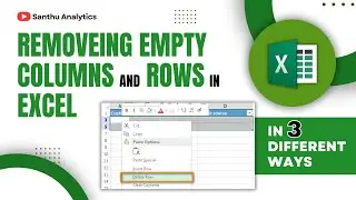 How to Remove All Empty Rows and Columns at Once in Excel? in 3 different Ways in Excel